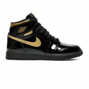 AIR JORDAN 1 RETRO HIGH OG 'NERO ORO METALLICO' 