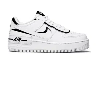REPLICA AIR FORCE 1 SHADOW BIANCO E NERO