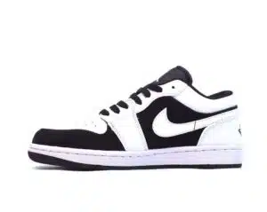  JORDAN 1 LOW BLACK&WHITE - immagine 3