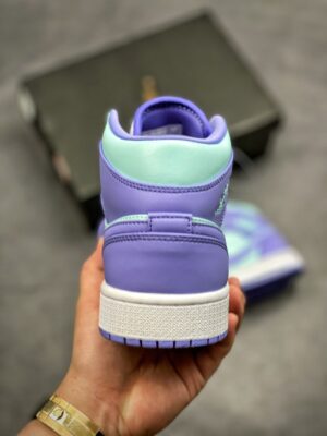  JORDAN 1 MID PURPLE AQUA - immagine 6