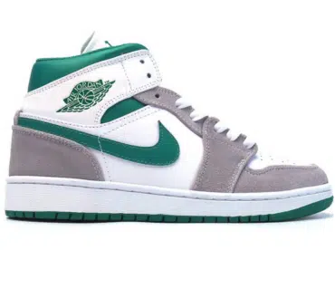 REPLICA JORDAN 1 MID SE WHITE PINE VERDE FUMO GRIGIO