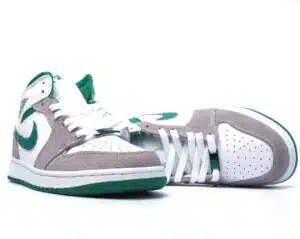  JORDAN 1 MID SE WHITE PINE VERDE FUMO GRIGIO - immagine 2