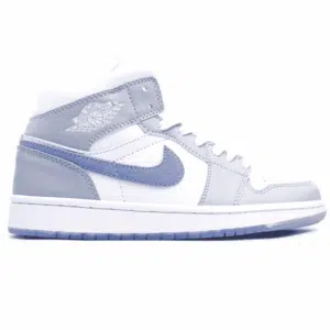  JORDAN 1 MID WOLF GREY