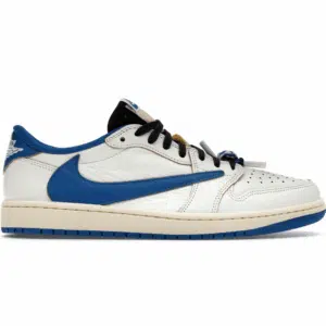 JORDAN 1 RETRO LOW OG SP FRAGMENT X TRAVIS SCOTT SAIL 'MILITARY BLUE' 