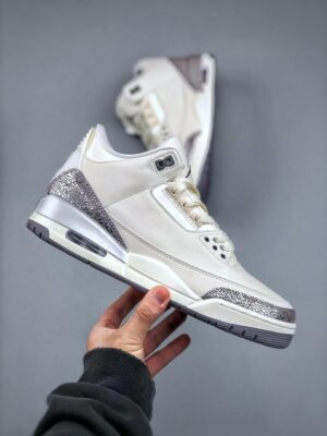 JORDAN 3 RETRO SAIL 'CEMENT GREY' - immagine 7