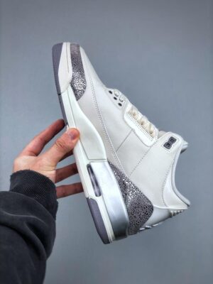  JORDAN 3 RETRO SAIL 'CEMENT GREY' - immagine 8