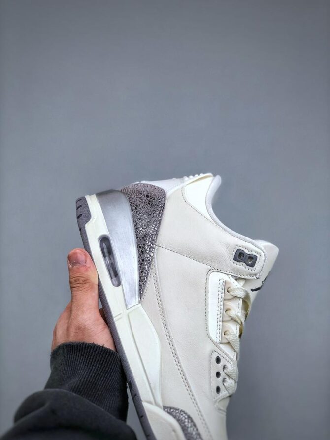 REPLICA JORDAN 3 RETRO SAIL 'CEMENT GREY' - immagine 5