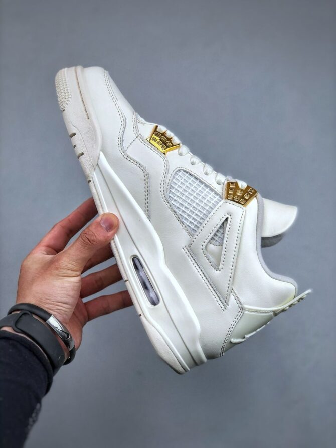 JORDAN 4 RETRO 'METALLIC GOLD' REPLICA - immagine 8