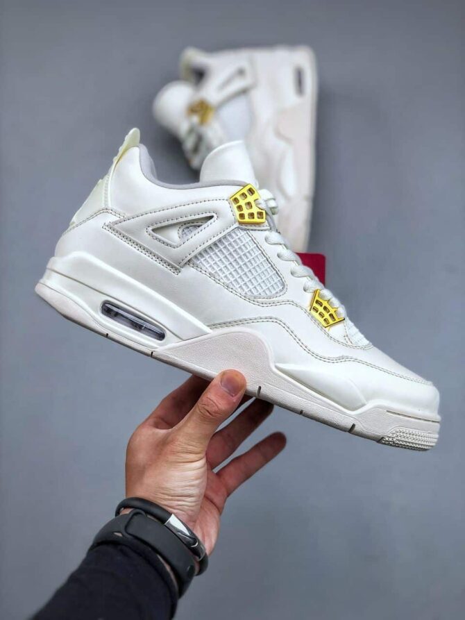 JORDAN 4 RETRO 'METALLIC GOLD' REPLICA - immagine 7