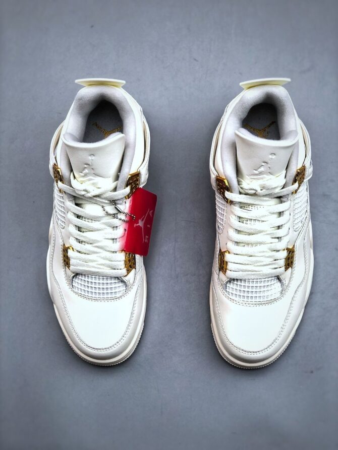 JORDAN 4 RETRO 'METALLIC GOLD' REPLICA - immagine 6
