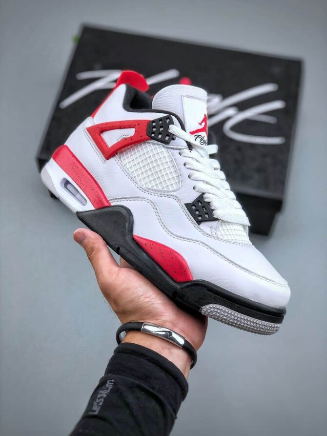 JORDAN 4 RETRO 'RED CEMENT' REPLICA - immagine 2