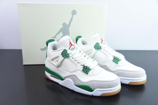 JORDAN 4 RETRO SB 'PINE GREEN' REPLICA - immagine 6