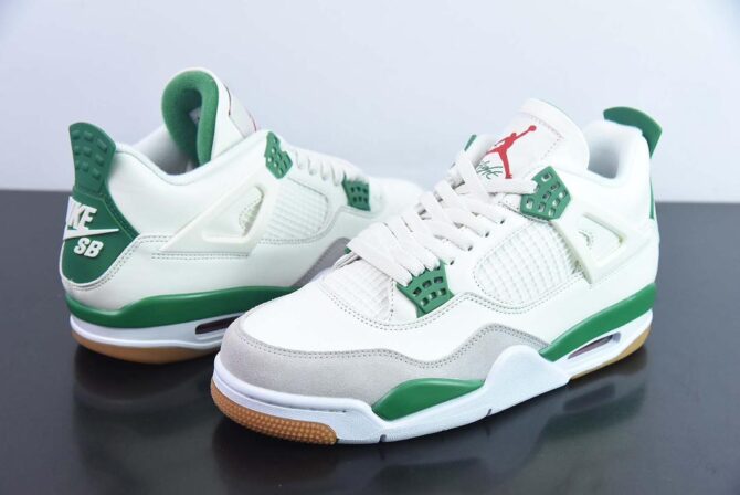JORDAN 4 RETRO SB 'PINE GREEN' REPLICA - immagine 2