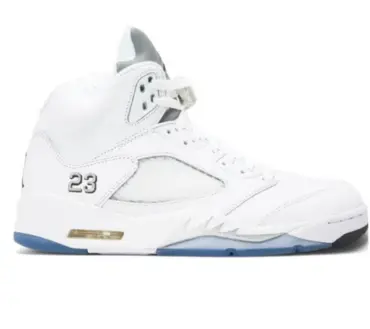 REPLICA JORDAN RETRO 5 ‘WHITE METALLIC’