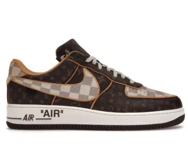 REPLICA AIR FORCE 1 X LOUIS VUITTON 'MARRONI'