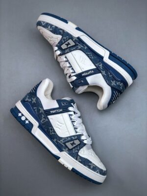 LOUIS VUITTON LV TRAINER 'BLU'  - immagine 2