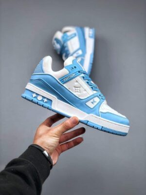 LOUIS VUITTON LV TRAINER 'AZZURRE'  - immagine 8