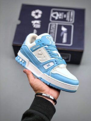 LOUIS VUITTON LV TRAINER 'AZZURRE'  - immagine 9