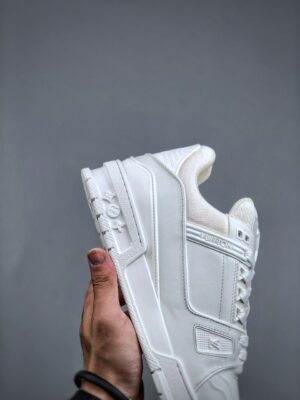  LOUIS VUITTON LV TRAINER 'BIANCO' - immagine 5