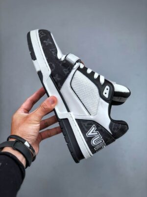  LOUIS VUITTON LV TRAINER MONOGRAM 'NERE' - immagine 8