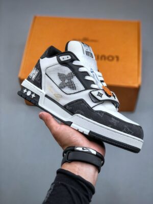  LOUIS VUITTON LV TRAINER MONOGRAM 'NERE' - immagine 9