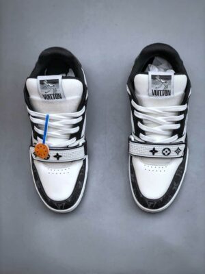  LOUIS VUITTON LV TRAINER MONOGRAM 'NERE' - immagine 6