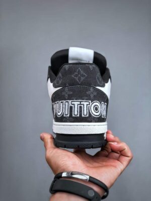  LOUIS VUITTON LV TRAINER MONOGRAM 'NERE' - immagine 4