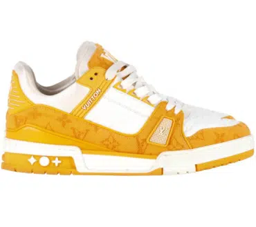REPLICA LOUIS VUITTON LV TRAINER 'DENIM ORANGE'