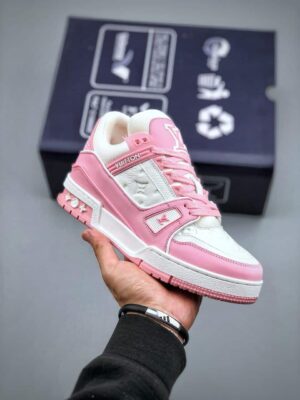  LOUIS VUITTON LV TRAINER 'ROSA' - immagine 2