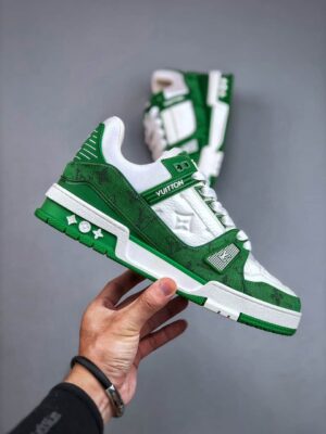 LOUIS VUITTON LV TRAINER 'VERDE'  - immagine 6