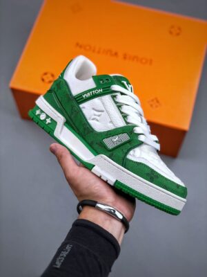 LOUIS VUITTON LV TRAINER 'VERDE'  - immagine 8