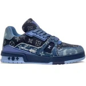  LOUIS VUITTON TRAINER X NIGO 'BLU' DENIM