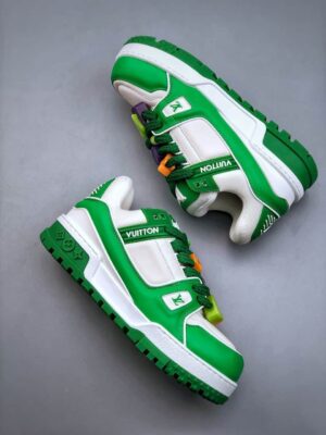  LOUIS VUITTON TRAINER MAXI 'VERDE' - immagine 2