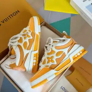 REPLICA LOUIS VUITTON LV SNEAK 'ARANCIONE' - immagine 3