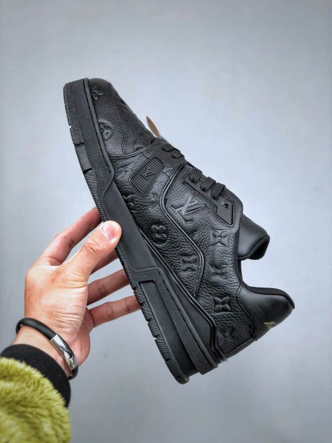 REPLICA LOUIS VUITTON TRAINER 'NERE' - immagine 7