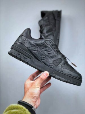  LOUIS VUITTON TRAINER 'NERE' - immagine 6