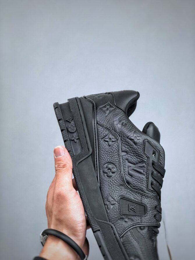 REPLICA LOUIS VUITTON TRAINER 'NERE' - immagine 5