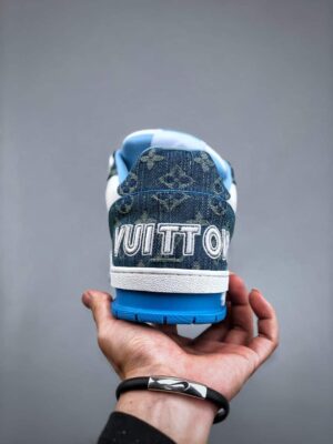 LOUIS VUITTON LV TRAINER  'MONOGRAM DENIM' - immagine 4