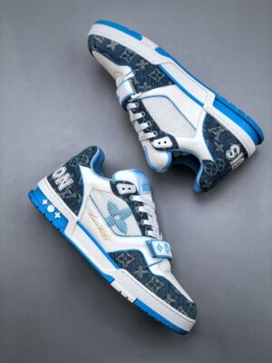 LOUIS VUITTON LV TRAINER  'MONOGRAM DENIM' - immagine 3