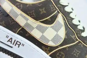 AIR FORCE 1 X LOUIS VUITTON 'MARRONI' - immagine 4