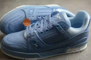  LOUIS VUITTON LV TRAINER 'BLU' - immagine 2