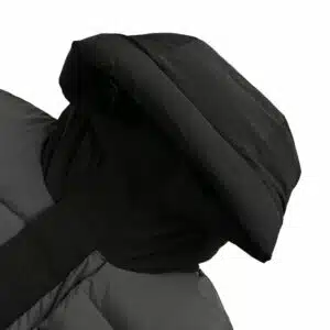  PIUMINO MONCLER 'GRIGIO-NERO' - immagine 4