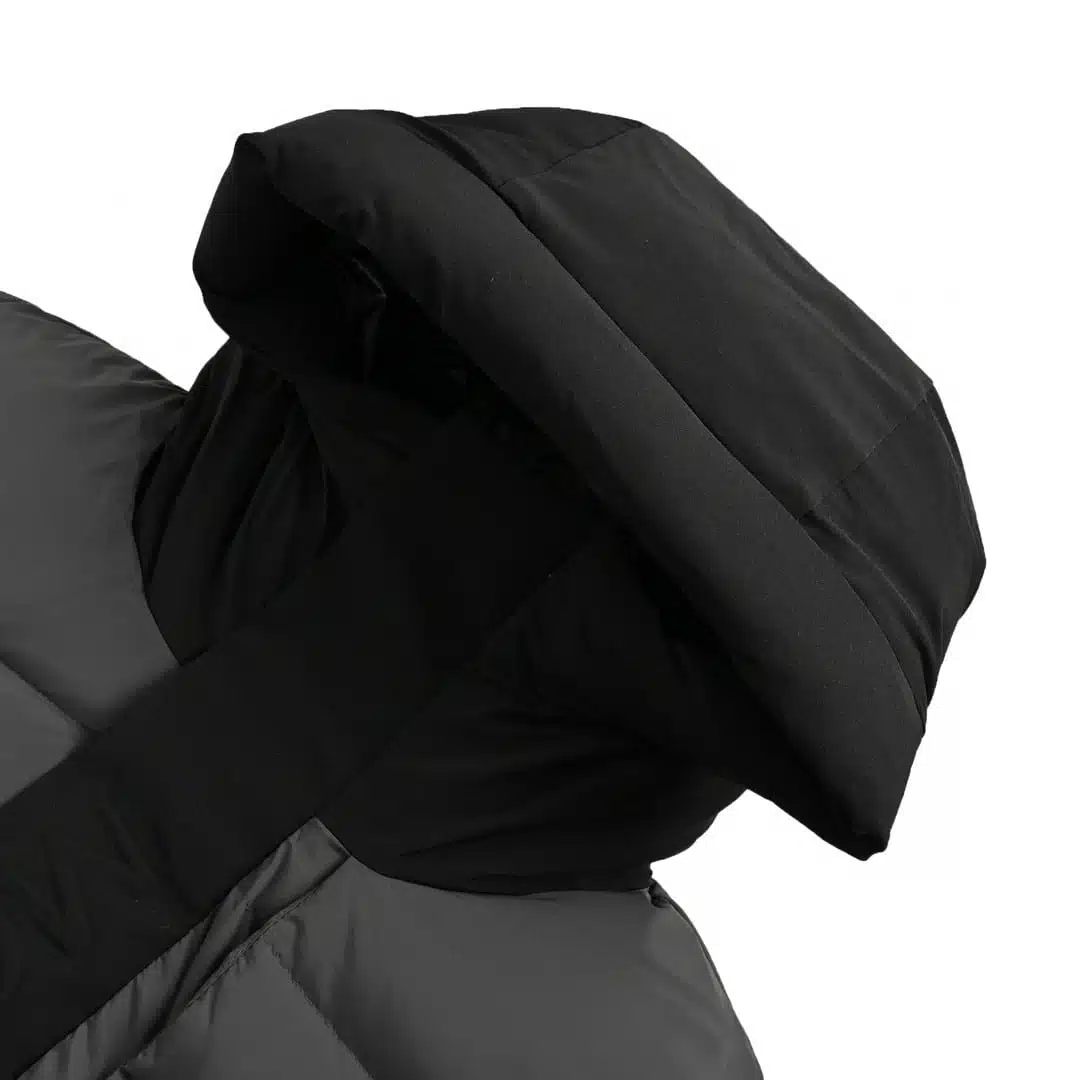 REPLICA PIUMINO MONCLER 'GRIGIO-NERO' - immagine 4