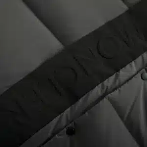  PIUMINO MONCLER 'GRIGIO-NERO' - immagine 3