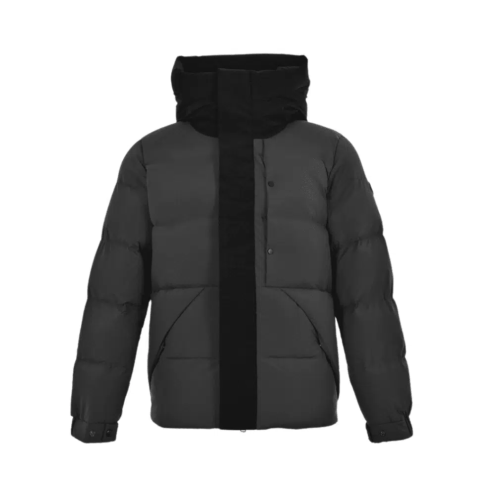 REPLICA PIUMINO MONCLER 'GRIGIO-NERO'