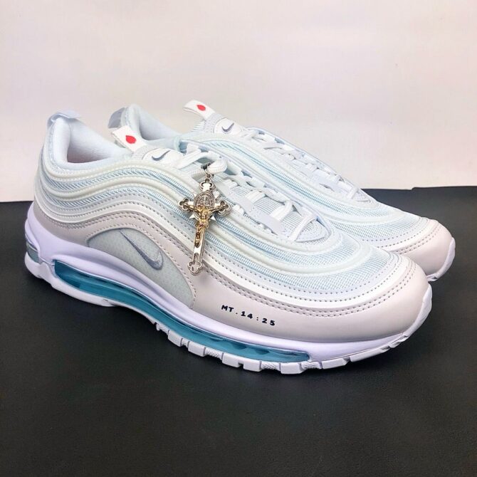 REPLICA MSCHF X INRI X AIR MAX 97 'JESUS SHOES' PERSONALIZZATA - immagine 8