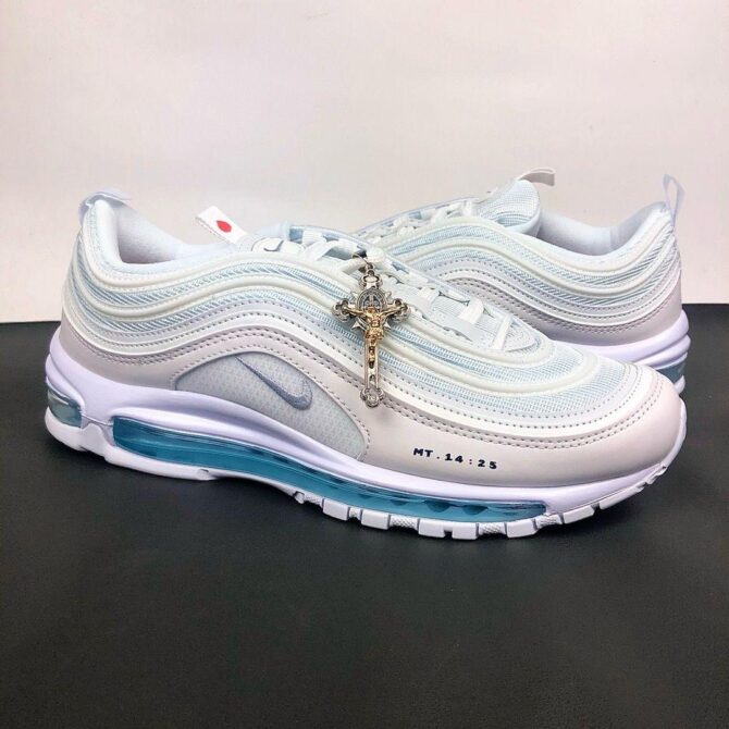 REPLICA MSCHF X INRI X AIR MAX 97 'JESUS SHOES' PERSONALIZZATA - immagine 7