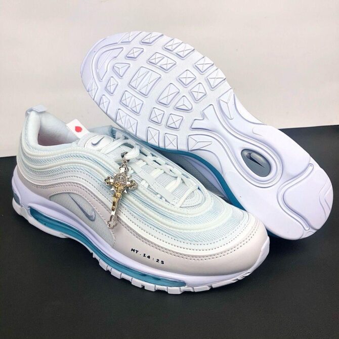 REPLICA MSCHF X INRI X AIR MAX 97 'JESUS SHOES' PERSONALIZZATA - immagine 6
