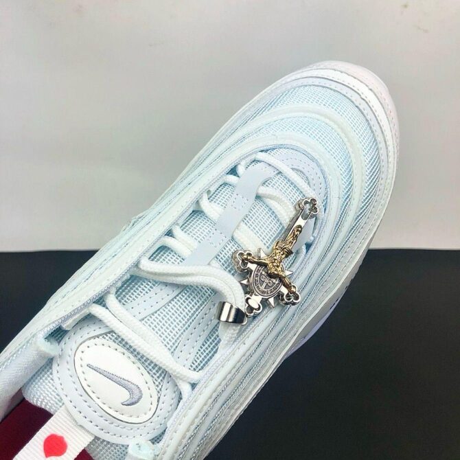 REPLICA MSCHF X INRI X AIR MAX 97 'JESUS SHOES' PERSONALIZZATA - immagine 4