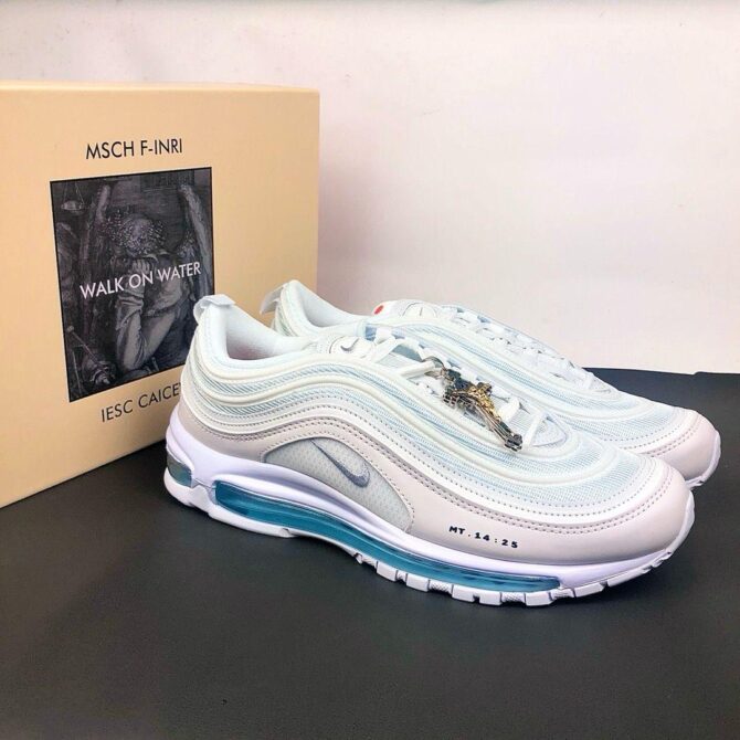 REPLICA MSCHF X INRI X AIR MAX 97 'JESUS SHOES' PERSONALIZZATA - immagine 2